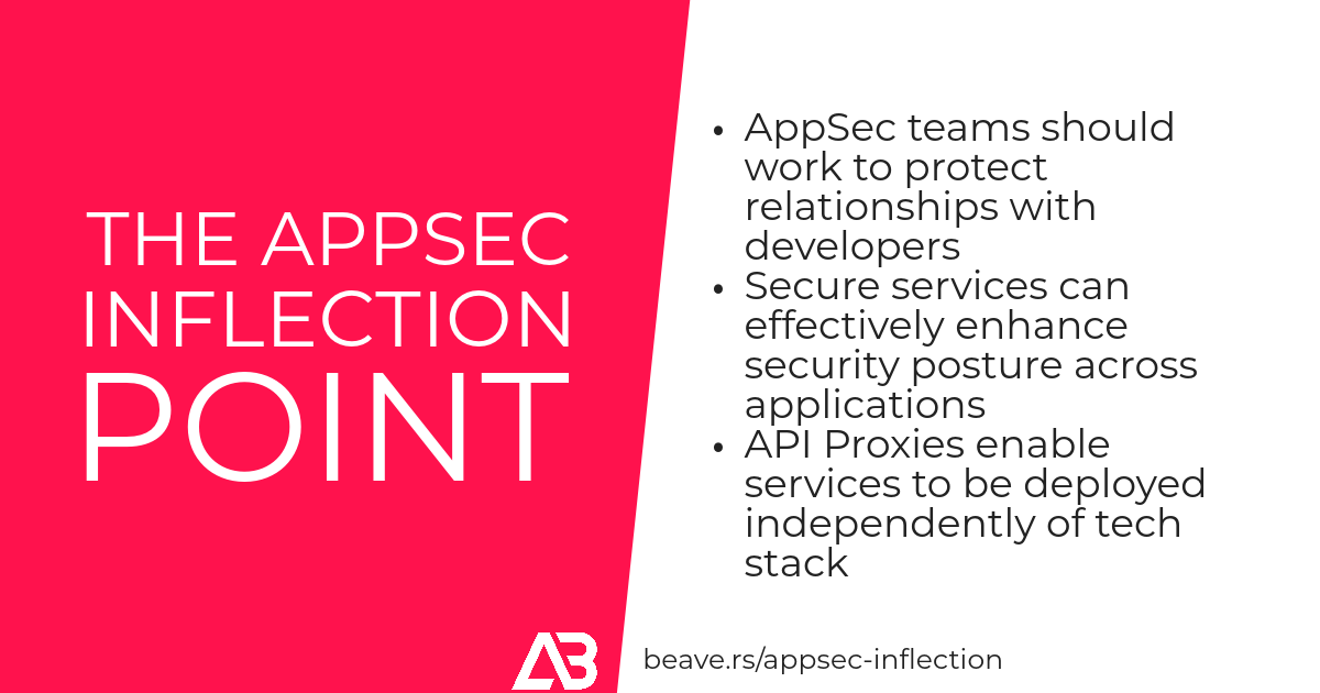 Services: The AppSec Inflection Point