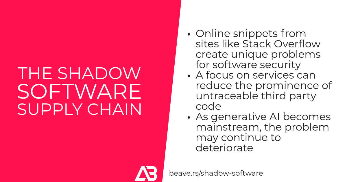 The Shadow Software Supply Chain